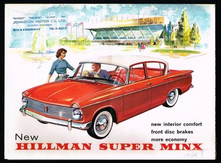 New Hillman Super Minx [1962]