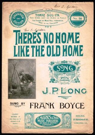 Image for There's no home like the old home : Song There's no home like the old home : Song