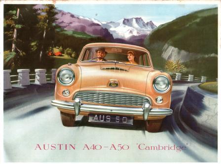 Austin A40 - A50 'Cambridge': North American Sales Brochure