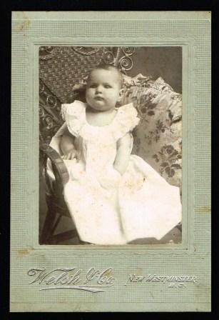 Image for Cabinet Card by Photographers Welsh & Co of New Westminster, B. C. Cabinet Card by Photographers Welsh & Co of New Westminster, B. C.