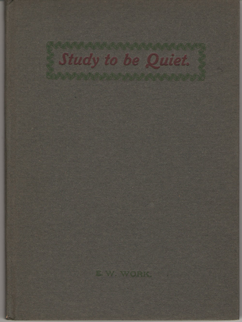 Study To Be Quiet