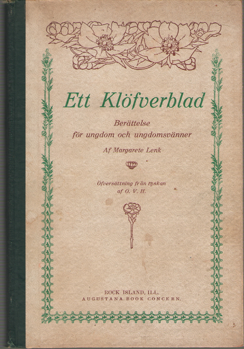 Ett Klofverblad; Berattelse for Ungdom Och Ungdomsvanner