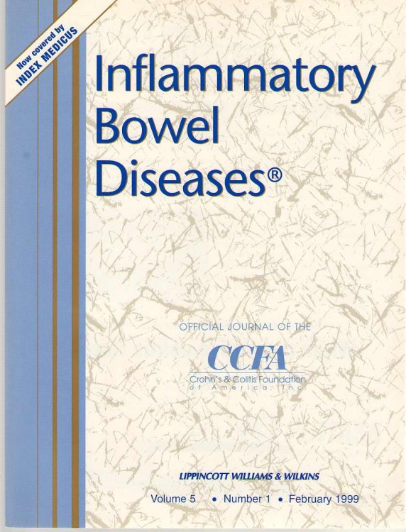 Image for Inflammatory Bowel Diseases: Official Journal Of The Ccfa Volume 5 - Number 1 - February 1999 Inflammatory Bowel Diseases: Official Journal Of The Ccfa Volume 5 - Number 1 - February 1999