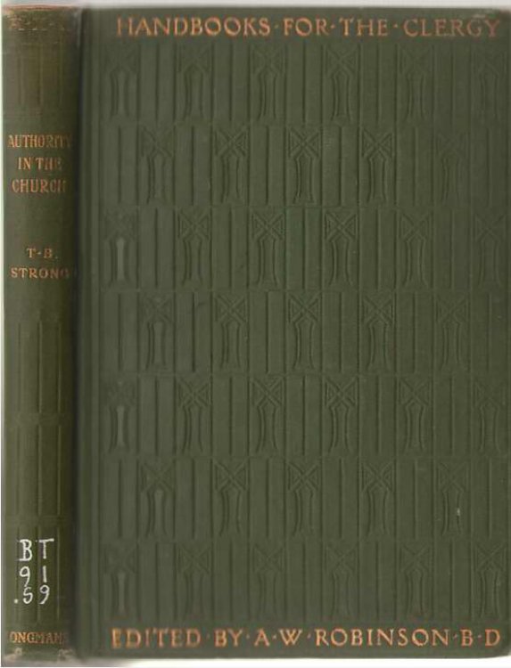 Image for Authority in the Church Authority in the Church