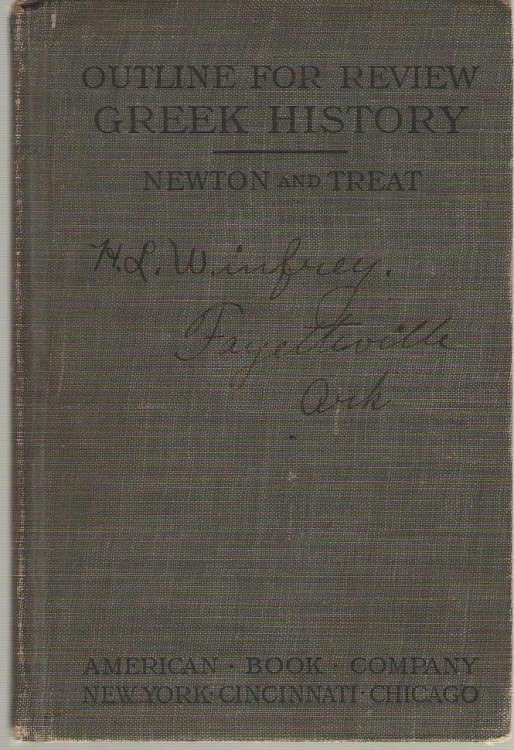 Image for Outline For Review, Greek History Including Oriental Nations Outline For Review, Greek History Including Oriental Nations