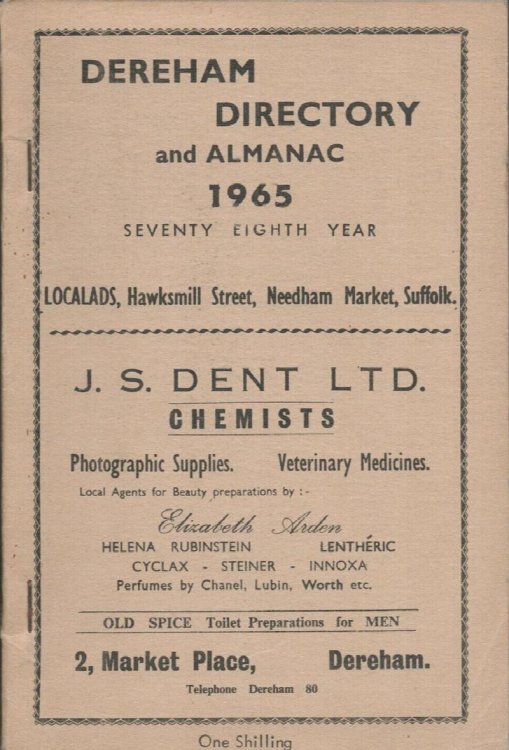 Dereham Directory and Almanack. 1965.