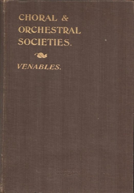 Image for Choral and Orchestral Societies. (Curwen's Edition, 5056). Choral and Orchestral Societies. (Curwen's Edition, 5056).