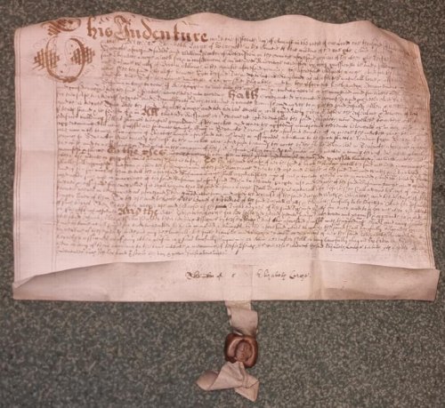 Indenture: Elizabeth Large, William Parfit, Joshua Allen