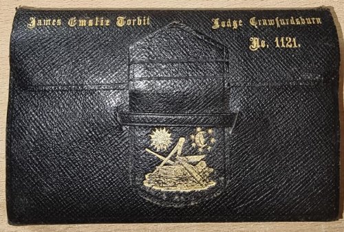 Image for Leather Wallet containing 5 folded certificates. Leather Wallet containing 5 folded certificates.