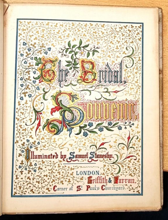 Image for The Bridal Souvenir Illuminated by Samuel Stanesby . The Bridal Souvenir Illuminated by Samuel Stanesby .
