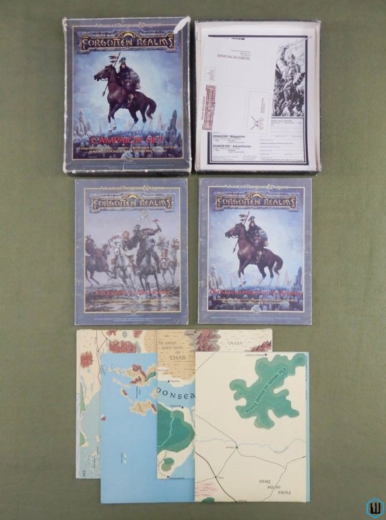 Image for Forgotten Realms Campaign Set - WORN BOX (Advanced Dungeons Dragons) TSR 1031 Forgotten Realms Campaign Set - WORN BOX (Advanced Dungeons Dragons) TSR 1031