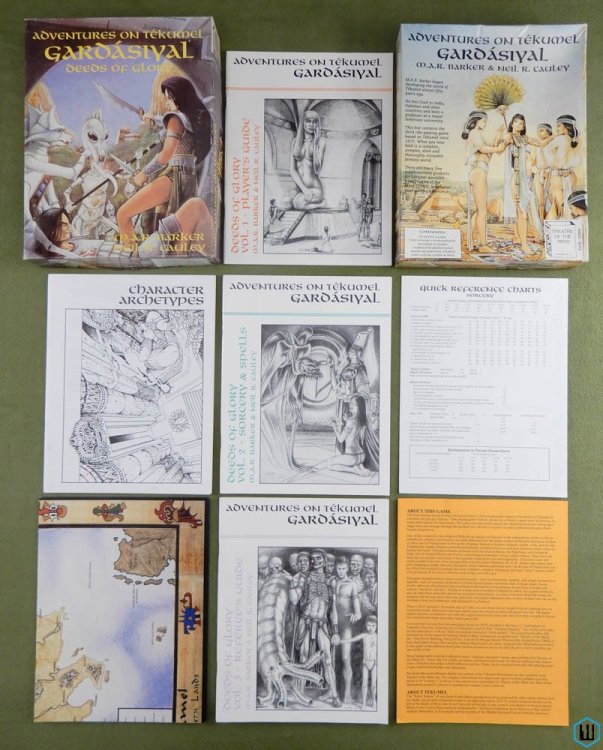 Gardsiyal (Gardasiyal): Deeds of Glory (Adventures on Tekumel) Box Set TOME TEK 2000
