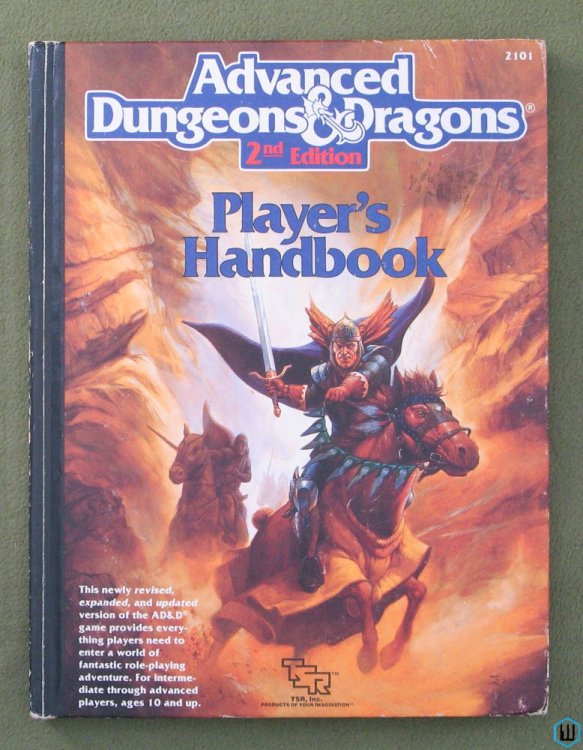 Image for Player's Handbook (Advanced Dungeons & Dragons, 2nd Edition) TSR 2101 Player's Handbook (Advanced Dungeons & Dragons, 2nd Edition) TSR 2101
