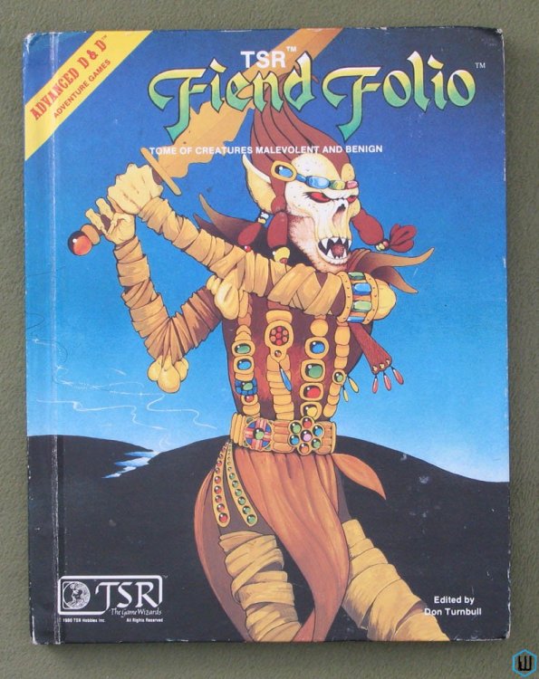 Fiend Folio - 1st print (Advanced Dungeons and Dragons) Hardcover TSR 2012
