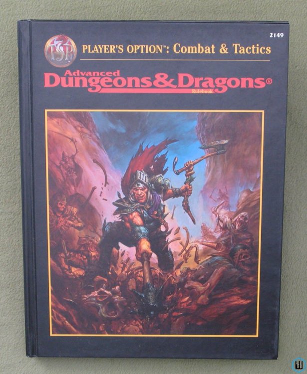 Player's Option: Combat & Tactics (Advanced Dungeons Dragons) Hardcover TSR 2149