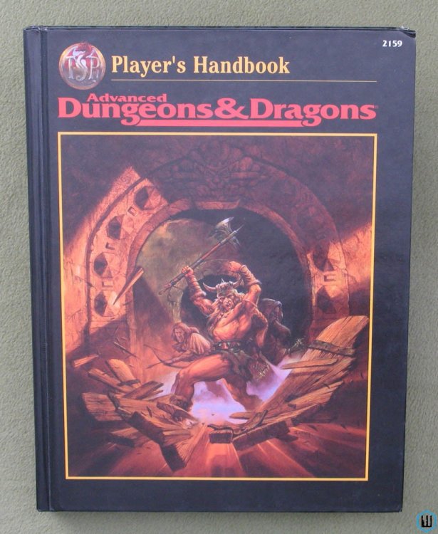 Player's Handbook (Advanced Dungeons & Dragons, 2nd Edition Revised) TSR 2159