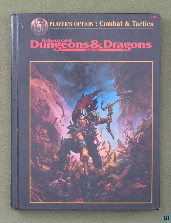 Player's Option: Combat & Tactics (Advanced Dungeons Dragons) Hardcover TSR 2149