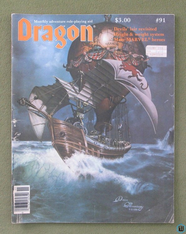 Dragon Magazine, Issue 91 (Treasure Trove, Nine Hells, Gamma World gear)