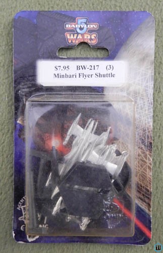 Minbari Flyer Shuttle (Babylon 5 Wars Metal Miniatures)