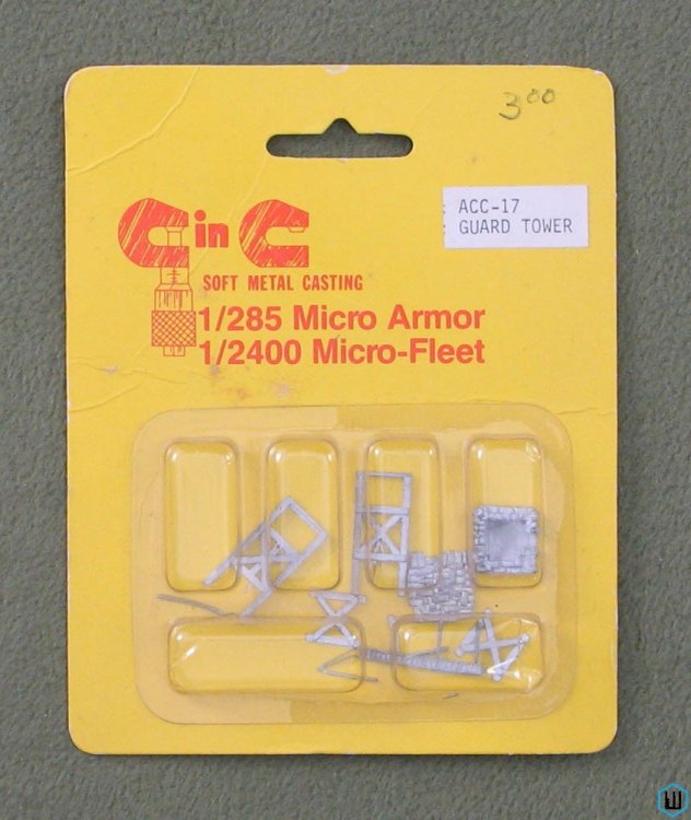 C-in-C MICRO ARMOR: ACC-17 Guard Tower 1:285 scale metal miniatures C in C