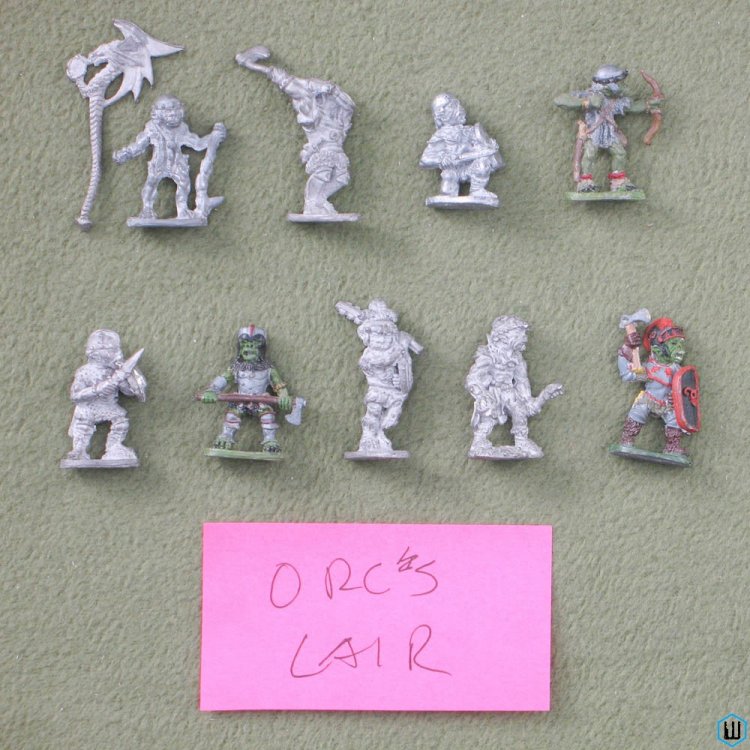 Orc's Lair (Advanced Dungeons & Dragons Metal Miniatures) - NO BOX