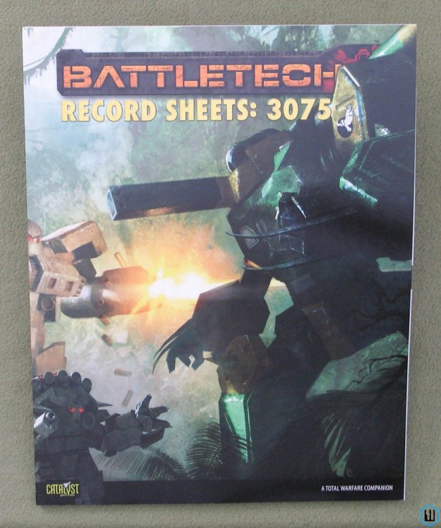 Record Sheets 3075 (Battletech Total Warfare Companion) Catalyst 35167