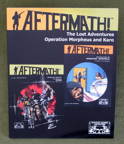 Aftermath! Lost Adventures: Operation Morpheus / Empire of Karo Fantasy Games Unlimited FGU 4012