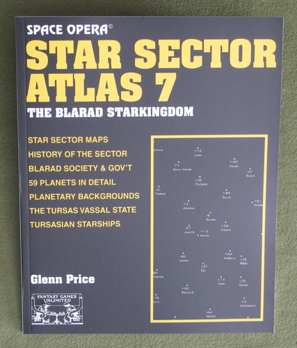 Star Sector Atlas 7: The Blarad Star Kingdom (Space Opera RPG) FGU 7146