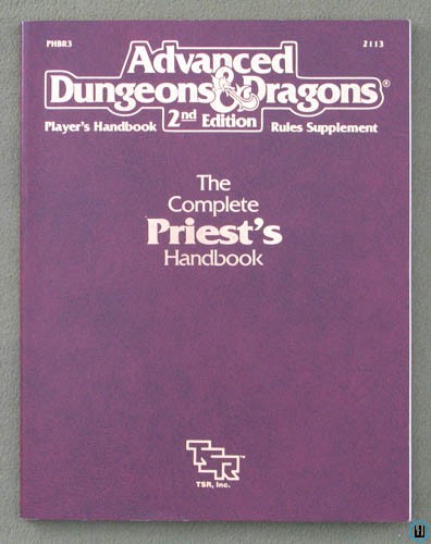 Complete Priest's Handbook (Advanced Dungeons & Dragons Accessory PHBR3) TSR 2113