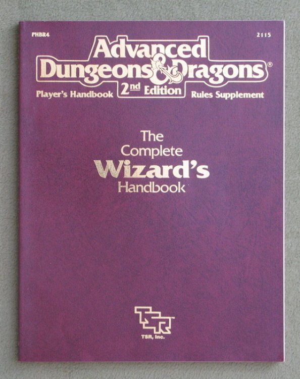 Complete Wizard's Handbook (Advanced Dungeons & Dragons PHBR4) TSR 2115