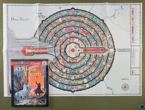 MINAS TIRITH (Middle Earth Role Playing MERP Citadel) w Maps Iron Crown Enterprises ICE 2007