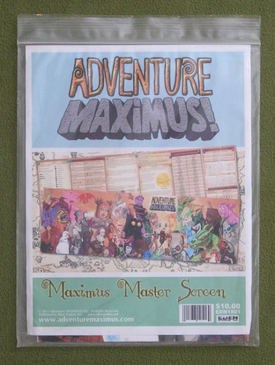 Adventure Maximus! Master Screen EDN 1801