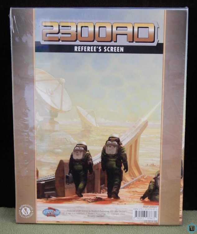 Image for 2300AD Referee's Screen (Mongoose Traveller 2300) GM 2300AD Referee's Screen (Mongoose Traveller 2300) GM