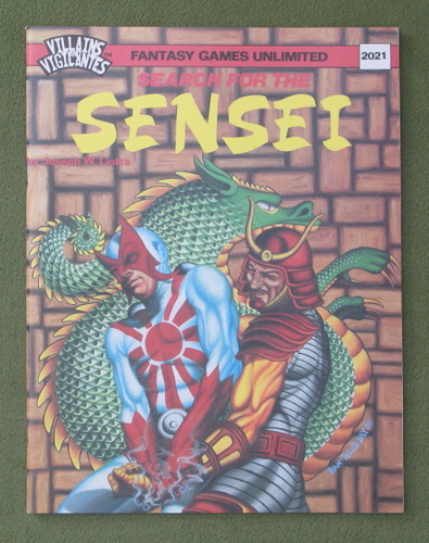 Search for the Sensei (Villains & Vigilantes RPG) Fantasy Games Unlimited FGU 2021