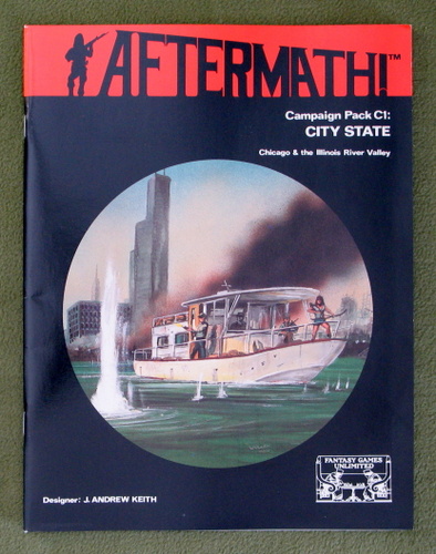 City State Chicago Illinois River Valley (Aftermath RPG) Fantasy Games Unlimited FGU 4007