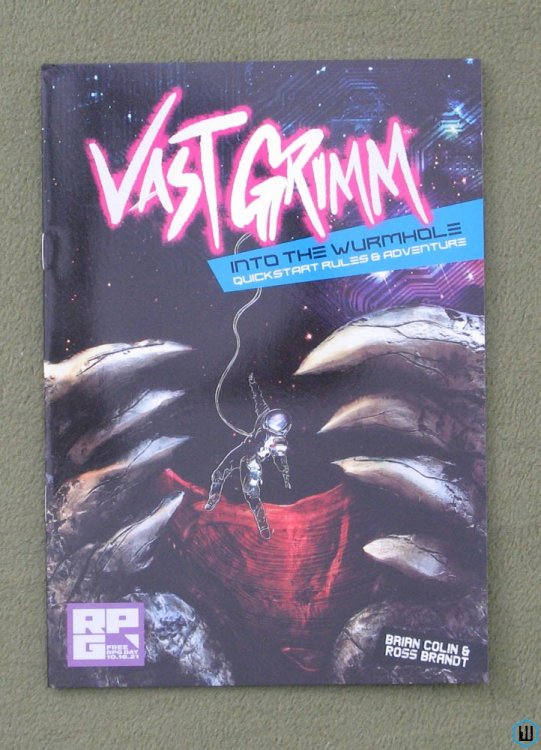 Vast Grimm: Into the Wurmhole FREE RPG DAY 2021 Mork Borg Horror
