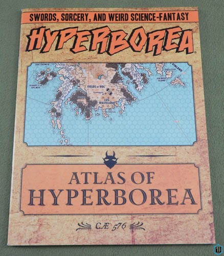 Atlas of Hyperborea (Hyperborea RPG) Swords Sorcery Weird Science Fantasy North Wind Adventures