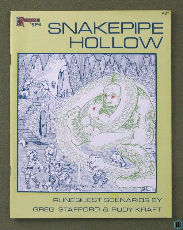 Snakepipe Hollow (Runequest RPG SP6) Snake Pipe Chaosium 4007