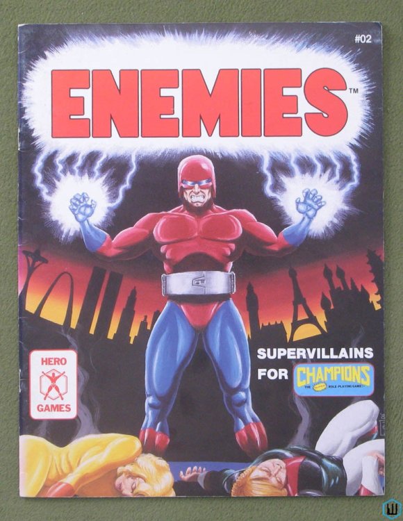 ENEMIES: Supervillains for Champions RPG Hero Games 02