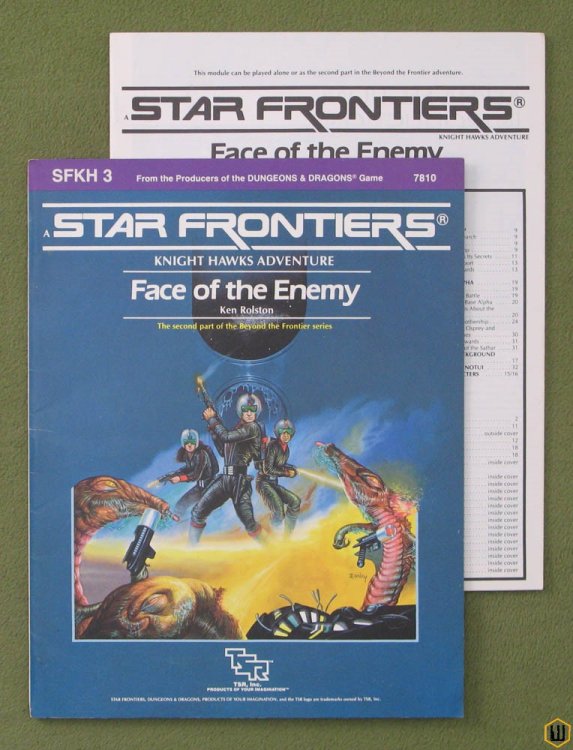 Face of the Enemy (Star Frontiers Knight Hawks SFKH3) Original 1985 edition