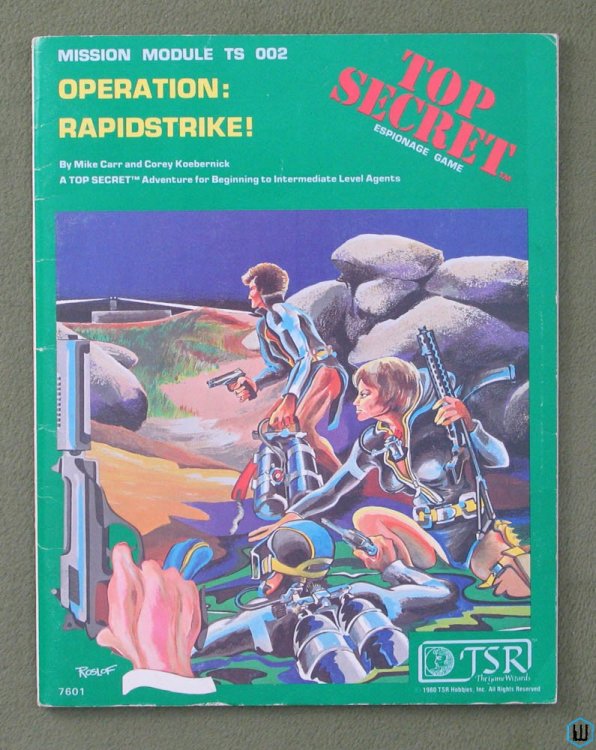 Operation Rapidstrike! (Top Secret RPG Module TS002) TSR 7601