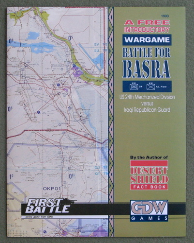 Battle for Basra: US 24th Mechanized Division vs. Iraqi Republican Guard (First Battle Game) GDW 1993