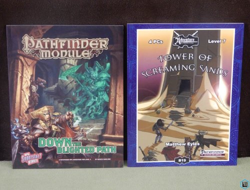 Down the Blighted Path / Tower Screaming Sands (Pathfinder RPG) Paizo