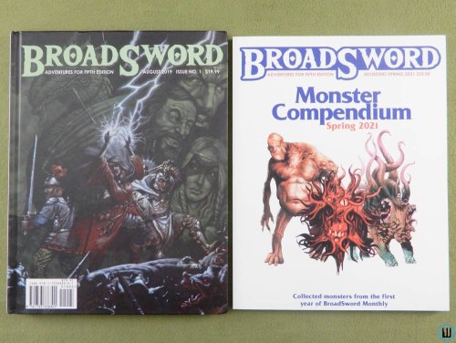 BroadSword: 5th Edition Adventures 5e Aug 2019 (+ Monster Compendium Spr 2021) Hamrick Brands
