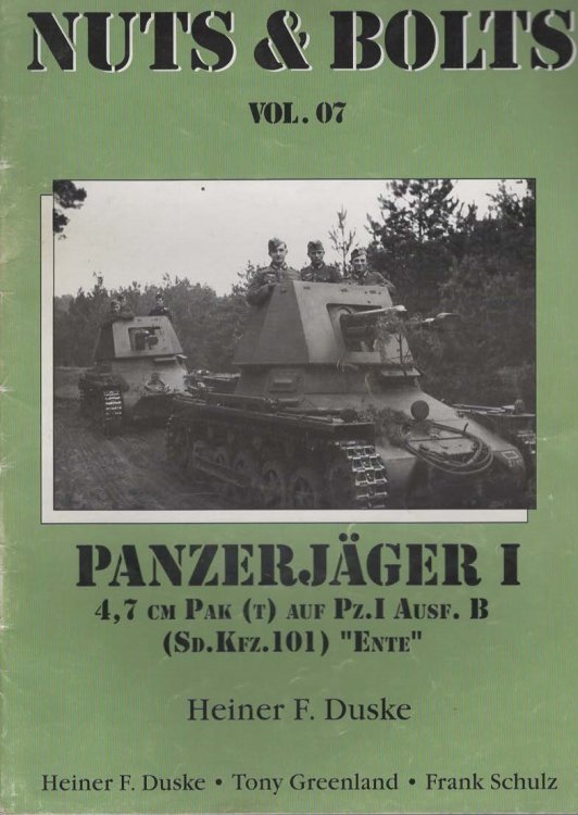 Image for Nuts & Bolts Vol. 7 Panzerjager I 4,7 cm Pak (T) auf Pz.I Ausf. B (Sd.Kfz.101) Nuts & Bolts Vol. 7 Panzerjager I 4,7 cm Pak (T) auf Pz.I Ausf. B (Sd.Kfz.101)