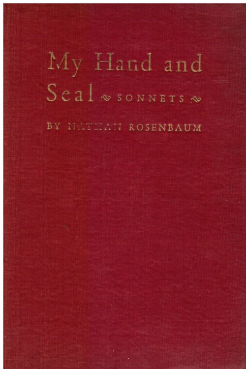 My Hand and Seal : Sonnets
