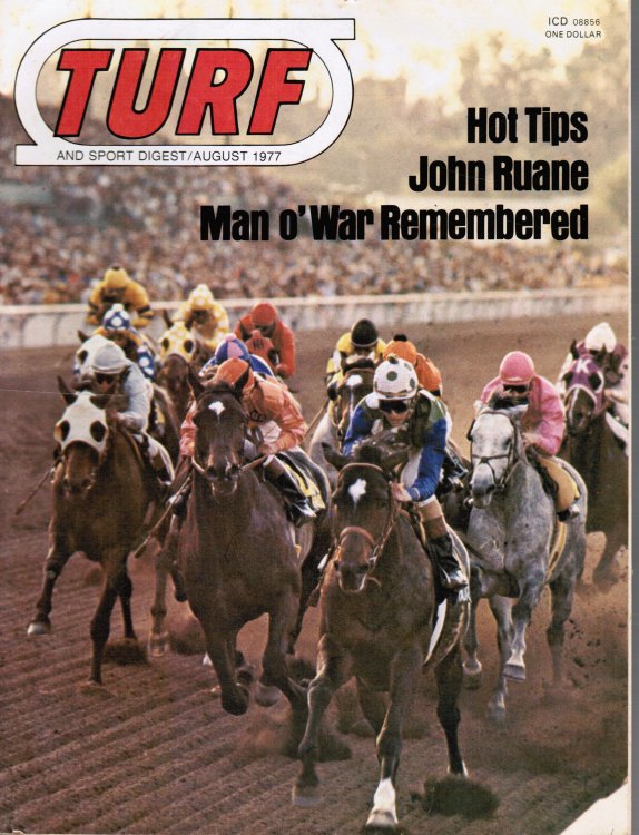 Image for Turf and Sport Digest: August 1977; Santa Anita Handicap (cover) Turf and Sport Digest: August 1977; Santa Anita Handicap (cover)
