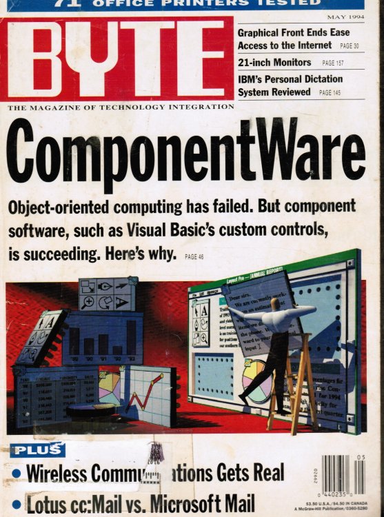 Image for BYTE Magazine May 1994; Features: Componentware BYTE Magazine May 1994; Features: Componentware