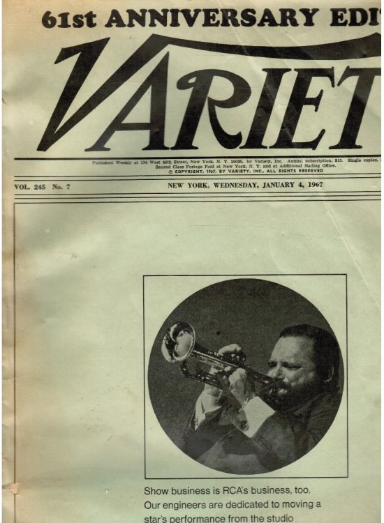 Image for VARIETY: 61st Anniversary Edition: Wednesday, January 4, 1967 VARIETY: 61st Anniversary Edition: Wednesday, January 4, 1967