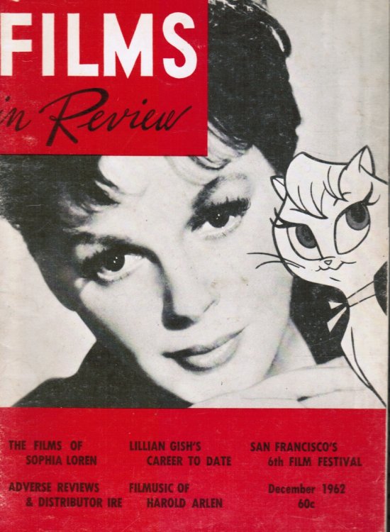 Image for Films in Review: December, 1962 Judy Garland, Cover Films in Review: December, 1962 Judy Garland, Cover
